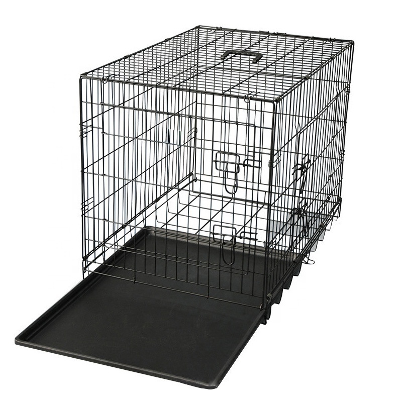 Wholesale Folding cage Pet cage Folding dog Cat Rabbit puppy folding crate Large folding wire pet cage Large dog cat