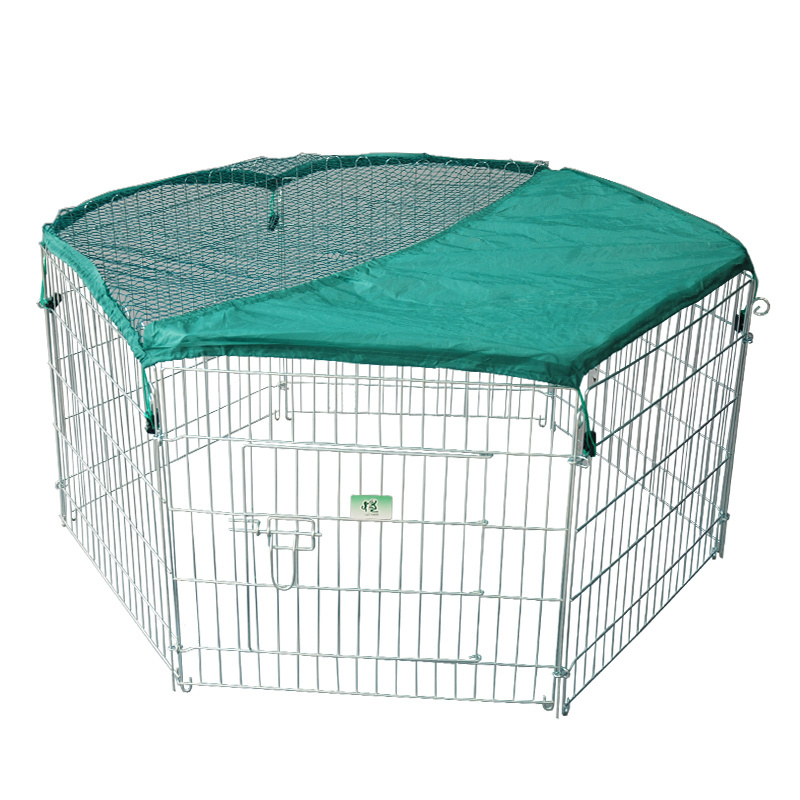 China Supplier Custom Large Size Modern folding Animals dog crate 6 panel Pet Dog Fence Dog Cage