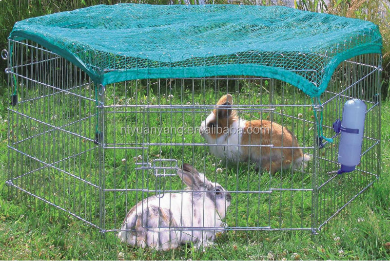 Commercial New Metal Iron Rabbit Cage Breeding with Plastic Pet Cages, Carriers & Houses for Birds 