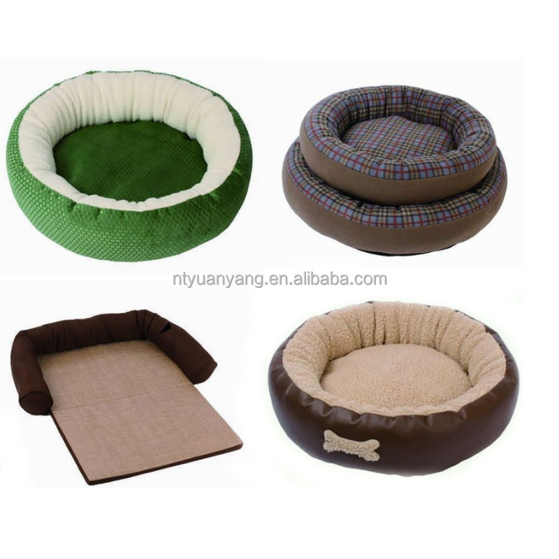 Square orthopedic dog pet bed poly rattan dog bed wooden dog bed