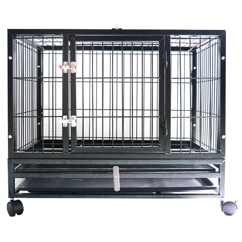 2022 Hot Sales Various sizes stainless steel dog cage dog cages metal kennels outdoor cage for dogs