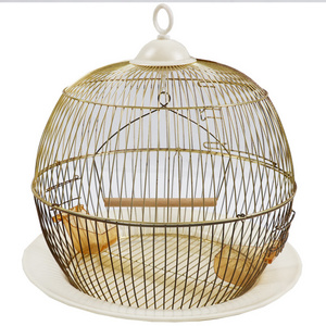 Wire perch bird cage easy to clean bird cage structure design delicate bird cage accessories folding without installation coarse