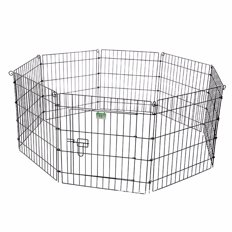 China Supplier Custom Large Size Modern folding Animals dog crate 6 panel Pet Dog Fence Dog Cage