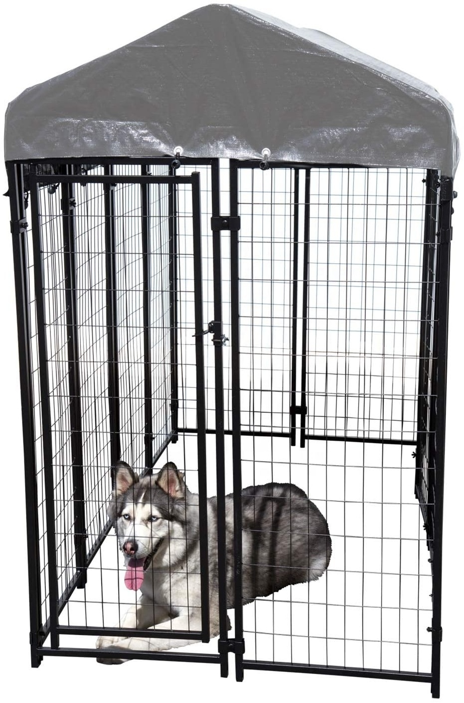 3m*1.8m*2mgalvanized Chain Link Dog Run Kennel/dog playpen House/outdoor Pet Cages With Roof