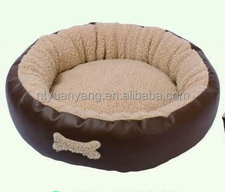 Square orthopedic dog pet bed poly rattan dog bed wooden dog bed