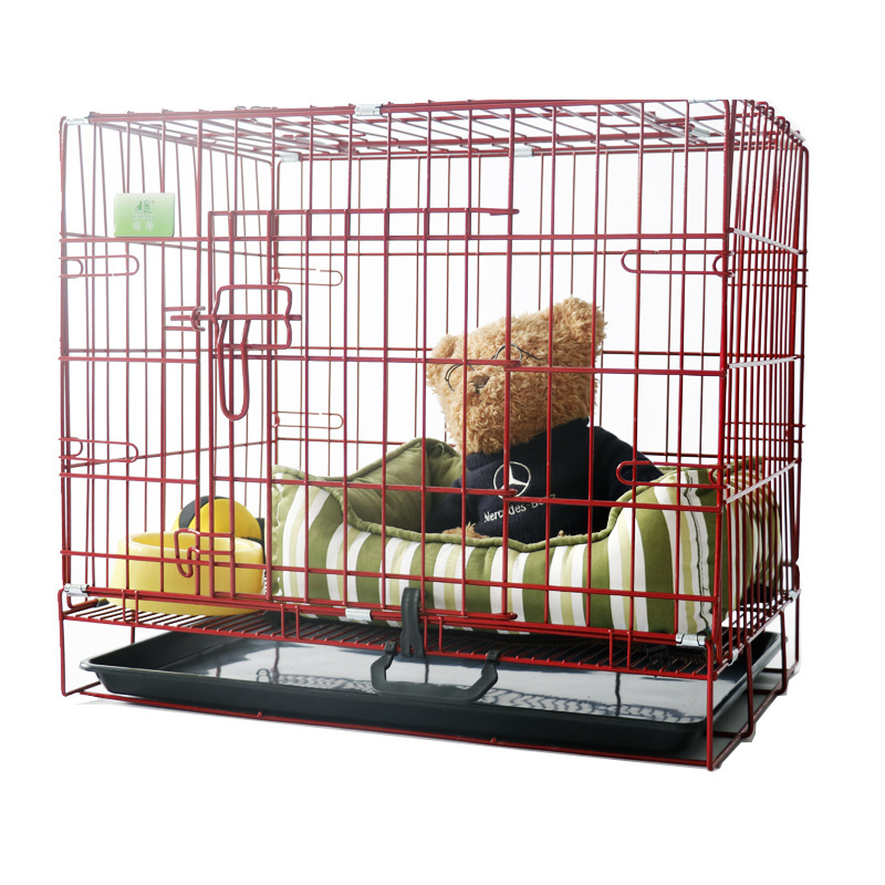 Wholesale Manufacturer New 30 36 42 48 inch metal collapsible dog crate Cage Xxl Impact dog crate with pull-out chassis