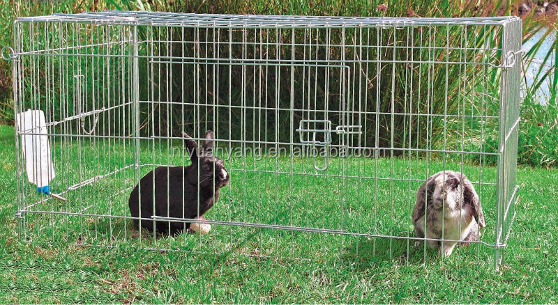 Commercial New Metal Iron Rabbit Cage Breeding with Plastic Pet Cages, Carriers & Houses for Birds 