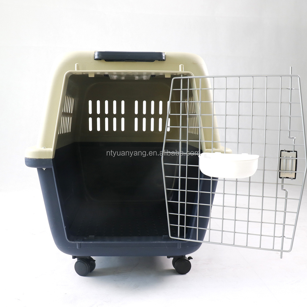 Aviation Plastic Portable Cat Dog Luxury Pet Cage Airline Approved Travel Pet Carrier