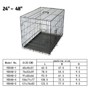 Decorative Folding Metal Wire Dog Cages Crate Pet Kennel Manufacturer Pet Cages, Carriers & Houses Pet Sleeping for Dogs ISO9001