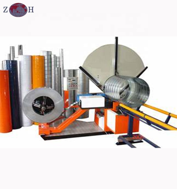 HVAC spiral duct forming machine for ventilation purpose