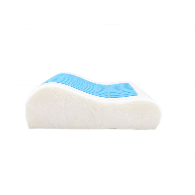 Factory Direct Sale Gel Infused Memory Foam Soft Visco Wave Shape Memory Foam Cooling Gel Pillow