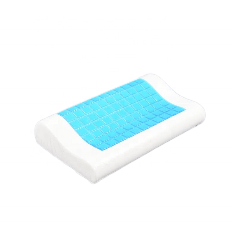 Factory Direct Sale Gel Infused Memory Foam Soft Visco Wave Shape Memory Foam Cooling Gel Pillow