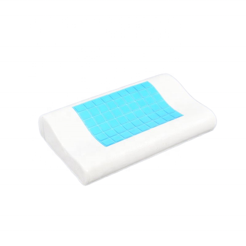 Factory Direct Sale Gel Infused Memory Foam Soft Visco Wave Shape Memory Foam Cooling Gel Pillow