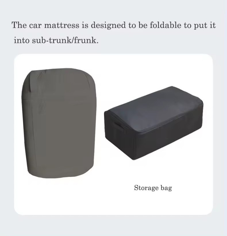 Model Y Portable outdoor memory foam camping mattress for Tesla Model Y with carry Bag & Sheet