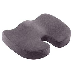 Coccyx Orthopedic Grey Memory Foam Gel Seat Cushion & Pillow memory foam cushion seat