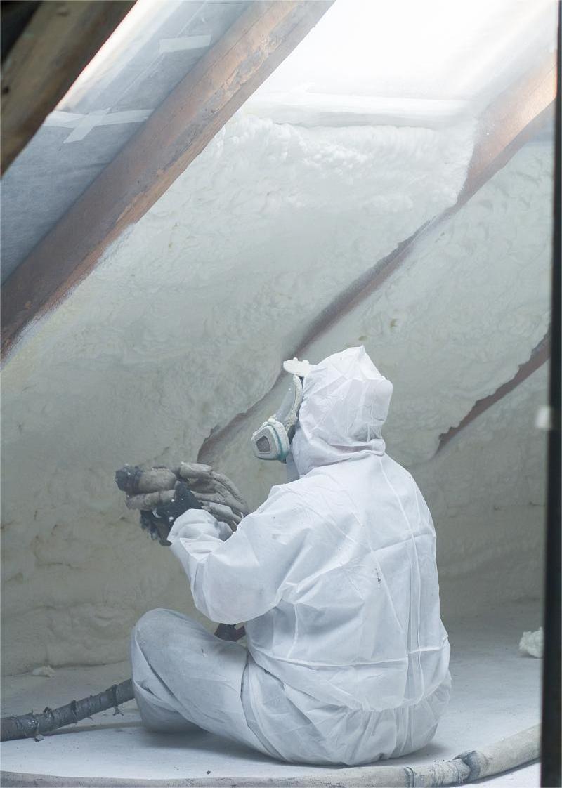 Polymer Insulation Spray Polyurethane Foam for Efficient Thermal Protection