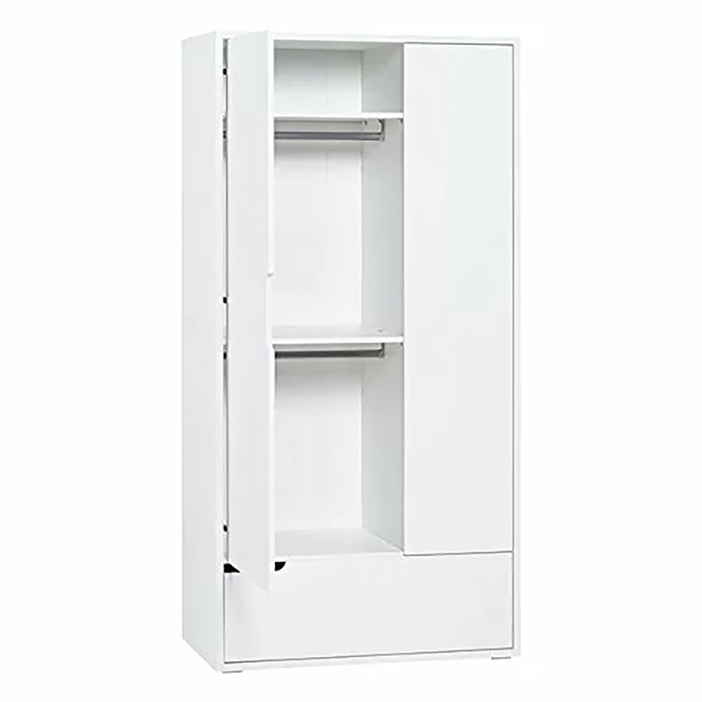 MDF modern 2-Door Children's Wardrobe Armoire for bedroom