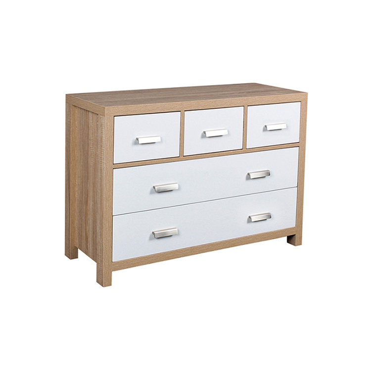 Bedroom furniture wood chest storage cabinet with drawers