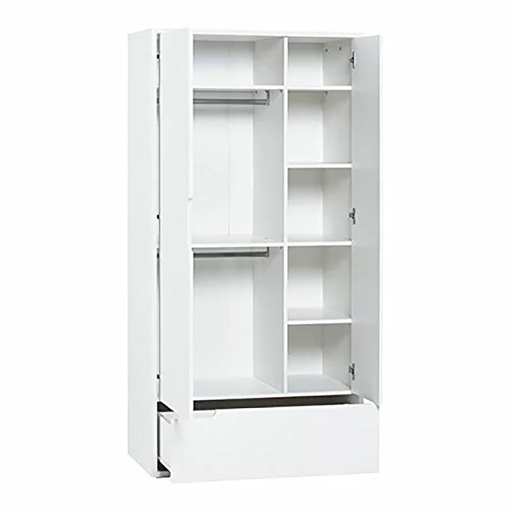 MDF modern 2-Door Children's Wardrobe Armoire for bedroom