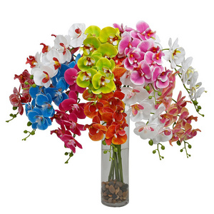 Wholesale Single Branch Imitation Butterfly Orchid Fake Flowers For Wedding Home