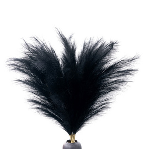 119cm black Artificial Pampas Grass 18 stems Long Reed Dog Tail Grass Wedding Decoration Wholesale