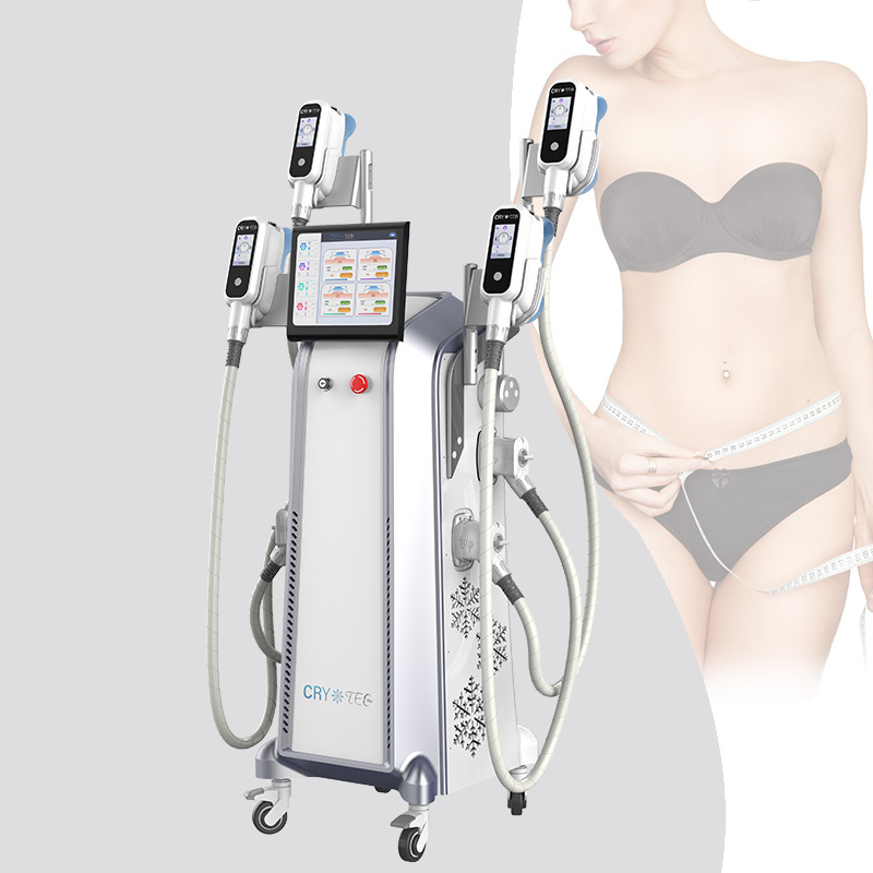 2023 Cryoskin 4.0 Cellulite Reduction Cryo Face And 4 Cryo Handles 360 Body Slimming Machine