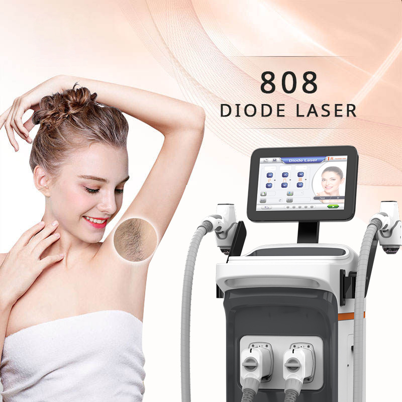 Newest 4 wavelength 755nm 1064nm 808nm 940nm professional ice painless diode laser hair removal machine