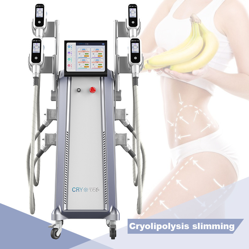 2023 Cryoskin 4.0 Cellulite Reduction Cryo Face And 4 Cryo Handles 360 Body Slimming Machine