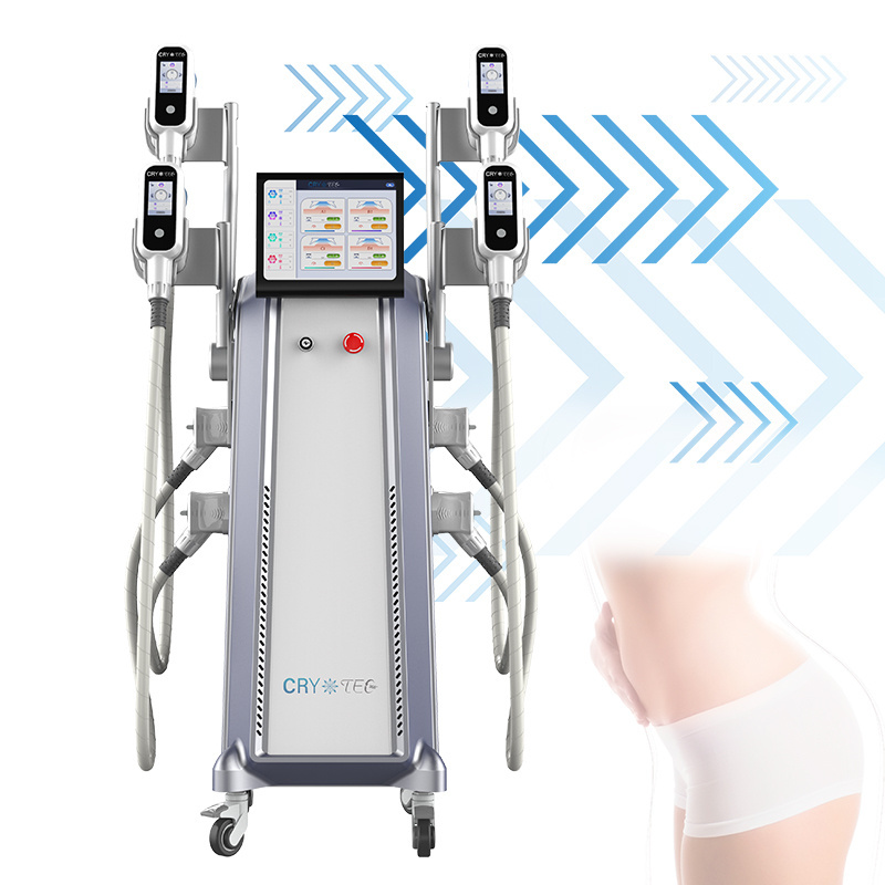 2023 Cryoskin 4.0 Cellulite Reduction Cryo Face And 4 Cryo Handles 360 Body Slimming Machine