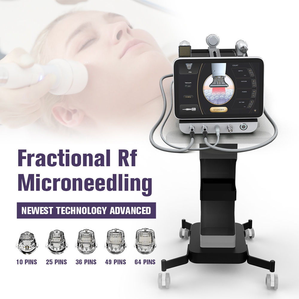 Nubway Vacuum Micro Needling System Radiofrequency Microneedles Fractional Rf Skin Tightening Machine