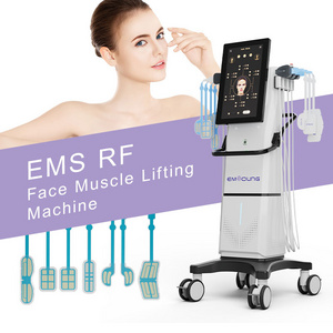 NUBWAY Face Neck Lift Beauty Massage Ems Wrinkle Removal Eye Bags Lifting Ems Rf Face Machine