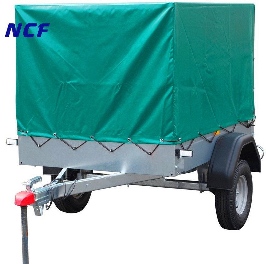 6X4, 7X4, 7X5, 8X4,  8X5 Custom Size PVC Tarpaulin Box Utility Trailer Covers