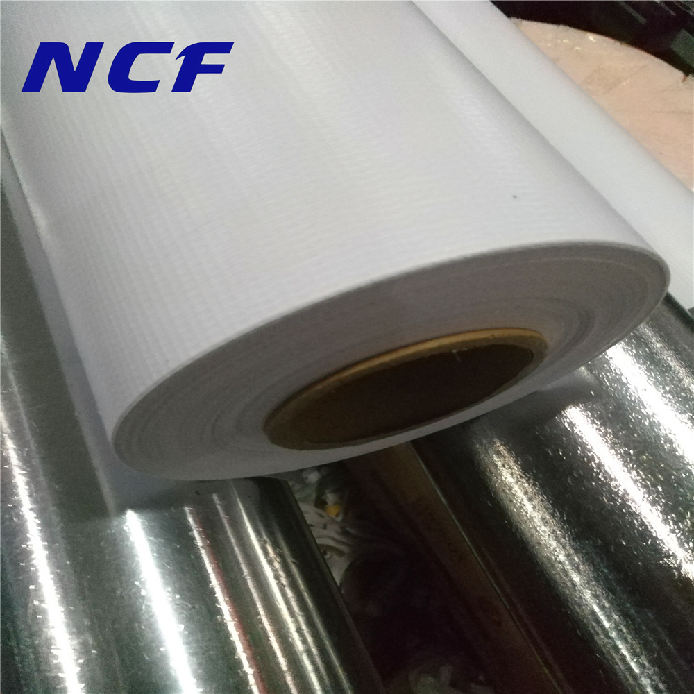 NCF Best Quality Scrim Vinyl Roll Material China Manufacturer Advertising 440 Gsm Frontlit PVC Flex Banner