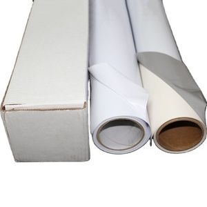 Factory Direct Printable White PVC Self Adhesive Vinyl Sticker Rolls 120g/140g/160g