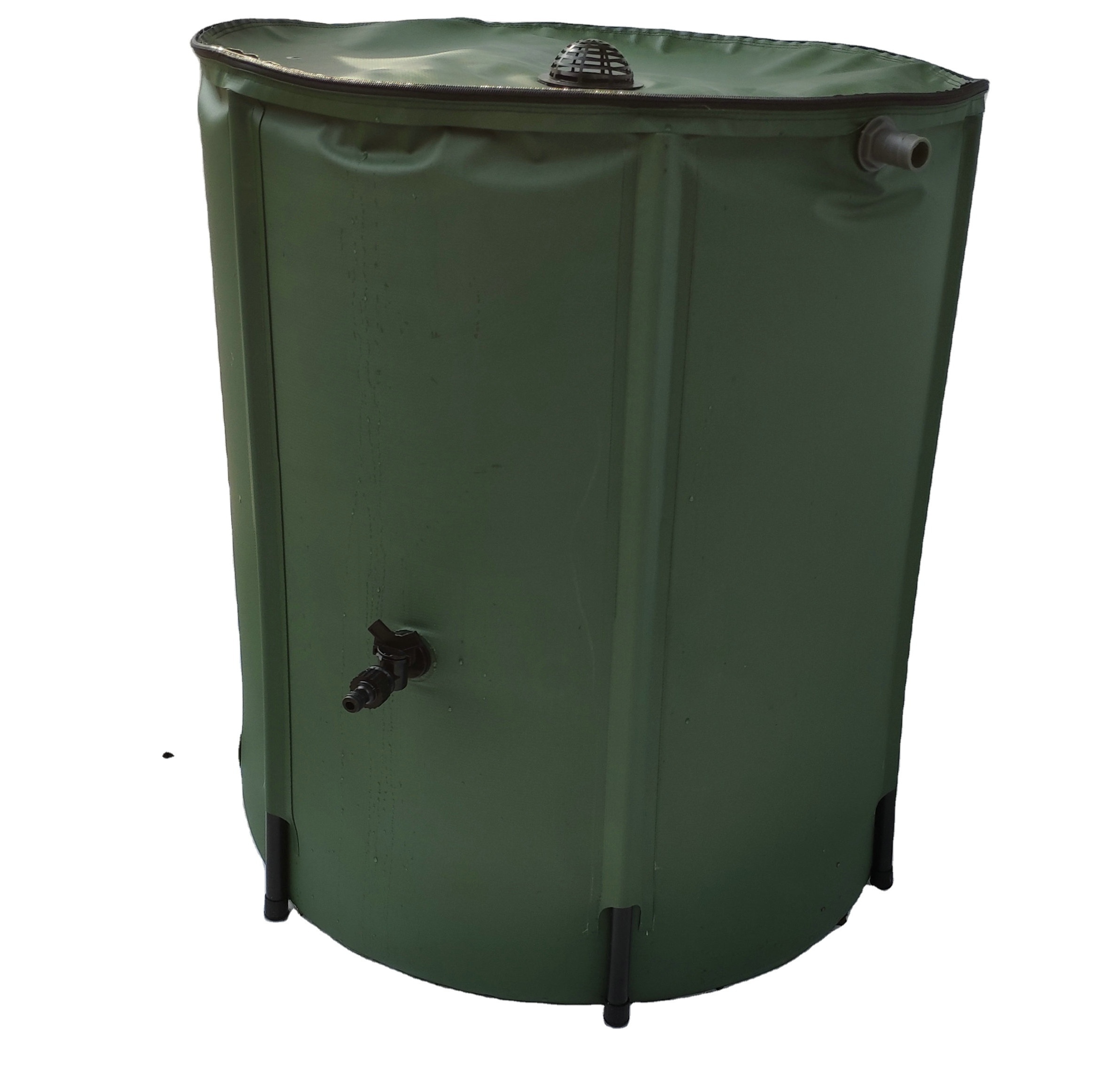 Garden Flexible Collapsible PVC 55 Gallons / 250 Liters Portable Rainwater Liquid Tank Barrel