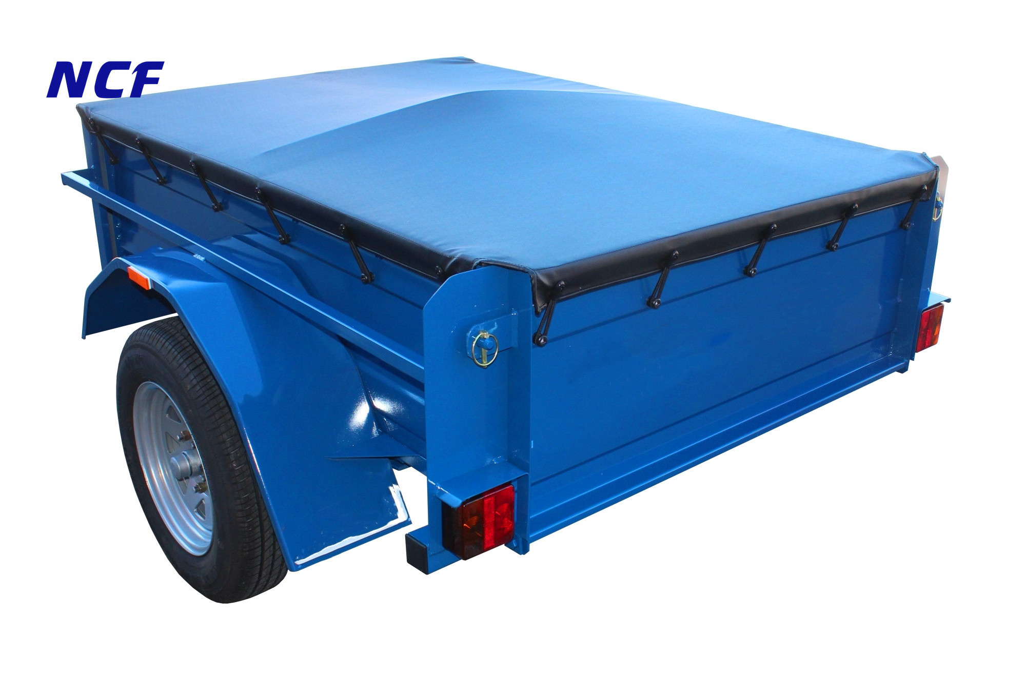 6X4, 7X4, 7X5, 8X4,  8X5 Custom Size PVC Tarpaulin Box Utility Trailer Covers