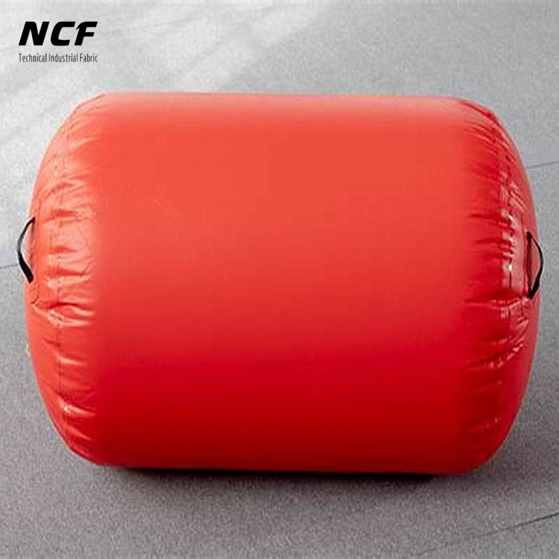 NCF 10m3 fireproof cylindrical balloon PVC material flexible digester membrane biogas storage tank