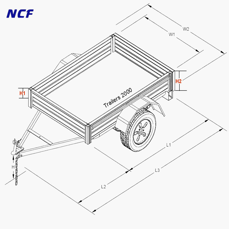 Hot Sale Custom 7X4 8X5 1000d PVC Coated Truck Cargo Utility Trailer Cover, Box Trailer Tarp with 10 pc Rubber Bungee