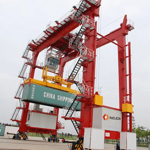 30 ton 50 ton high quality 30m span container rubber tyre gantry cranes rtg crane 40 ton straddle carrier for sale