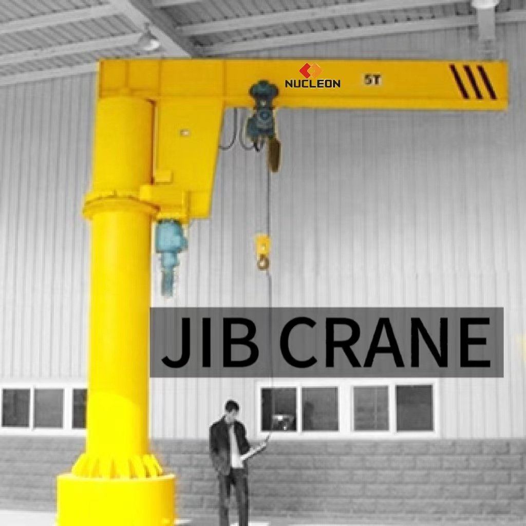 Best Quality BZ Type Column Mounted Pillar Swing portable Jib Crane 5ton 6ton 7ton with electric hoist lifting