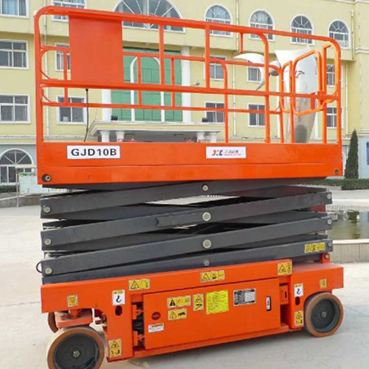 4 m 6 m 8 m 10 m 12 m Self Propelled Hydraulic Trolley Lift 500kg electric scissor lift platform 200kf lifting table price