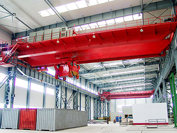 Nucleon brand Tongs Bridge Crane Lifting Capacity 35 ton 50 ton 65 ton for Storage room of storage yard