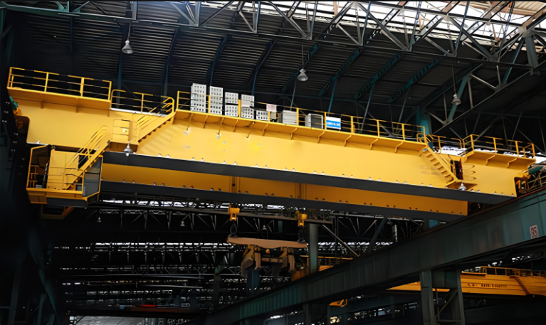 Nucleon brand Tongs Bridge Crane Lifting Capacity 35 ton 50 ton 65 ton for Storage room of storage yard