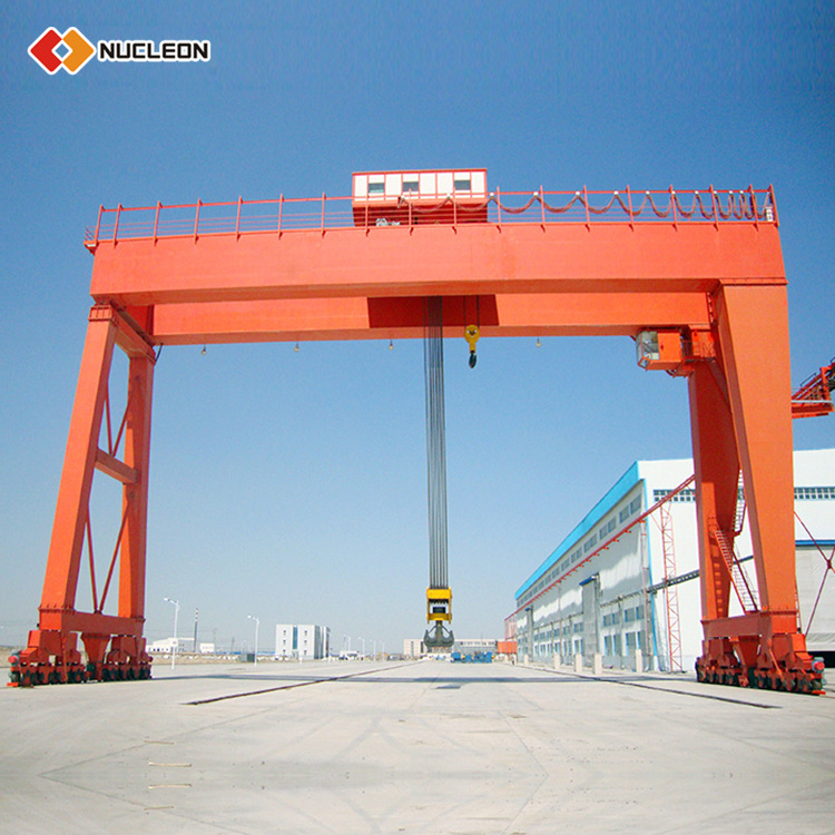 high quality 100ton 200ton 300ton 500 ton double girder beam a frame goliath gantry cranes price