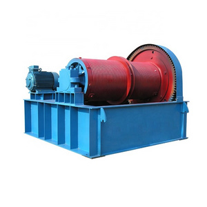 100m wire rope pulling electric winch anchor winch with brake