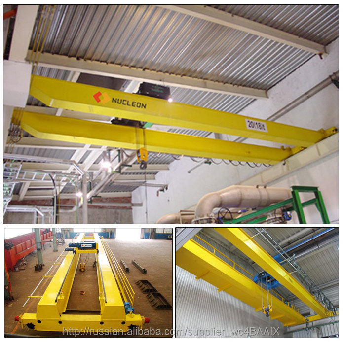 hot selling double girder european bridge travelling overhead crane capacity 20 tons 25 tons