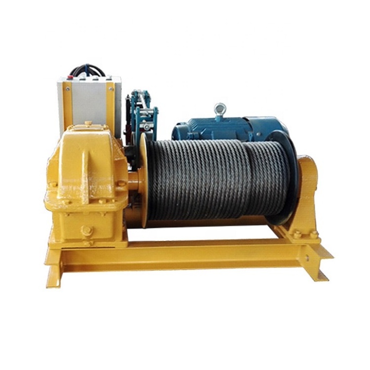 100m wire rope pulling electric winch anchor winch with brake