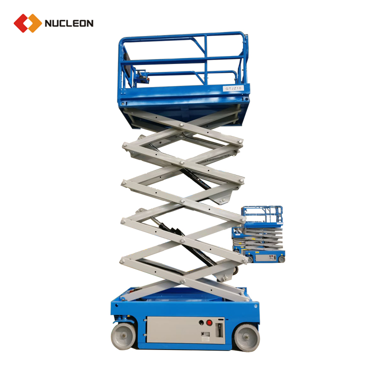 4 m 6 m 8 m 10 m 12 m Self Propelled Hydraulic Trolley Lift 500kg electric scissor lift platform 200kf lifting table price