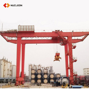 Double Girder RMG 40 Ton Mobile Rail Mounted Container Gantry Crane 45 ton price