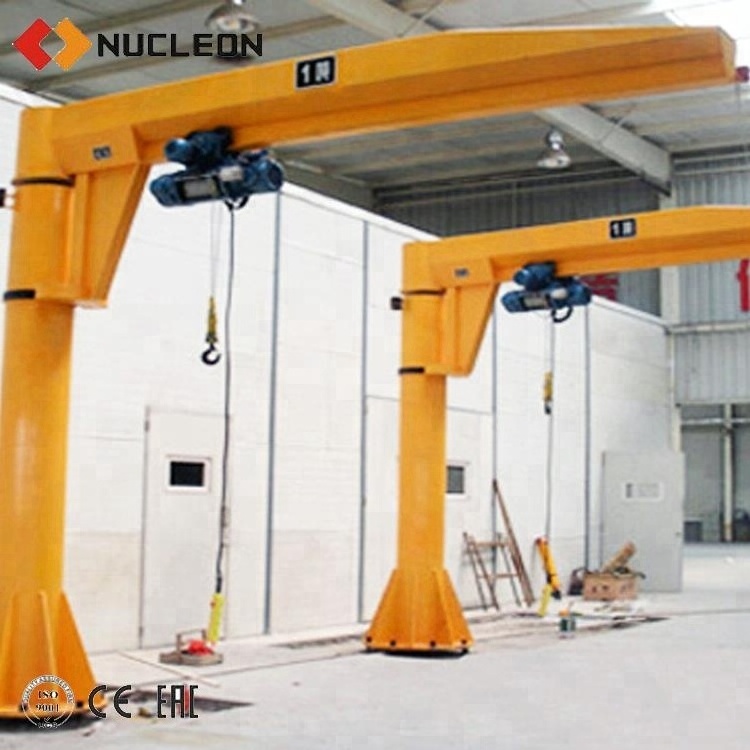 low price high quality Hydraulic Hoist Stationary Jib Crane 10 Ton